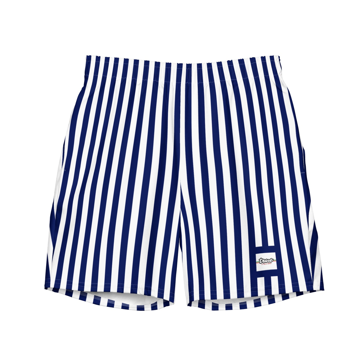 True Italiani Blue Stripe Swim Shorts