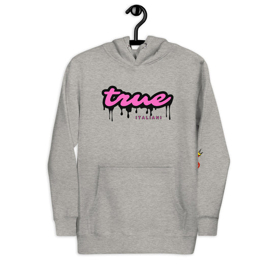 TI Pink+Black Drip Unisex Hoodie