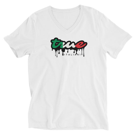 TI Italia Drip Unisex Short Sleeve V-Neck Tee